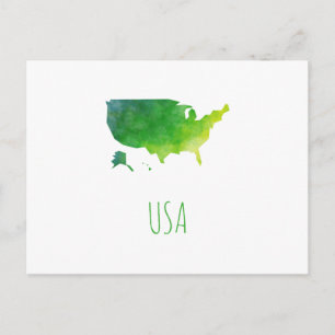 Postale Carte des USA
