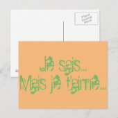 Postale Carte des voeux (Devant / Derrière)