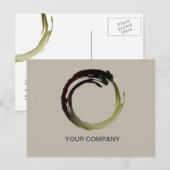 Postale Carte d'esquisse zen (Devant / Derrière)
