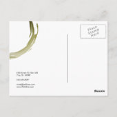 Postale Carte d'esquisse zen (Dos)