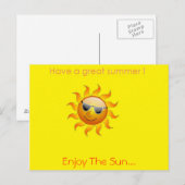 Postale Carte d'été (Devant / Derrière)