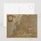 Postale Carte d'Europe | 1700 (Devant / Derrière)