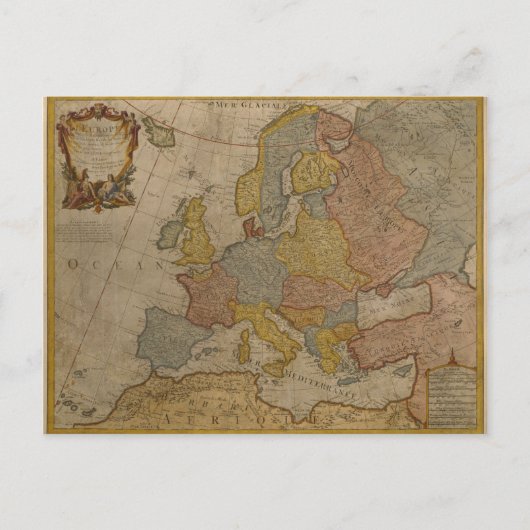 Postale Carte d'Europe | 1700 (Devant)
