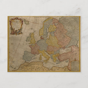 Postale Carte d'Europe 1700