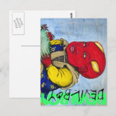 Postale Carte Devilboy (Devant / Derrière)