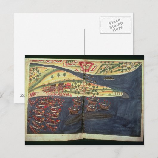 Postale Carte d'exploration de Surat (Devant / Derrière)