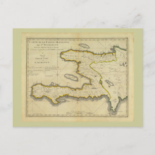 Postale Carte d'Haïti 1814 par Mathew Carey