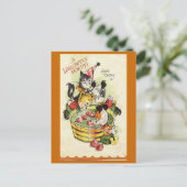 Postale Carte d'Halloween Vintage "A Halloween Howdy" (Debout devant)