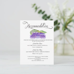 Postale Carte d'hébergement de mariage au vignoble toscan