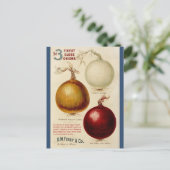 Postale Carte d'illustration vintage de carte à oignon (Debout devant)