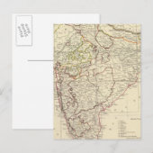 Postale Carte d'index Inde XII (Devant / Derrière)