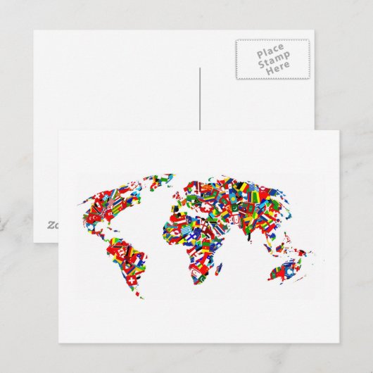 Postale Carte d'indicateur (Devant / Derrière)