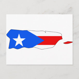 Postale Carte d'indicateur Porto Rico