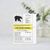 Postale Carte d'information Aspergers v.2.0 (Debout devant)