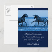 Postale Carte d'inspiration Amitié 1 (Devant / Derrière)