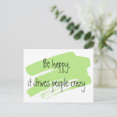 Postale Carte d'inspiration Bonheur (Debout devant)