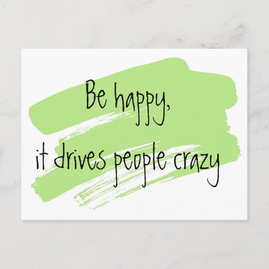 Postale Carte d'inspiration Bonheur (Devant)