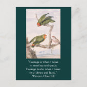 Postale Carte d'inspiration Courage 1 (Devant)