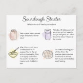 Postale Carte d'instruction de réhydratation et d'alimenta (Devant)