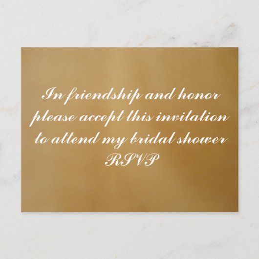 Postale Carte d'invitation à la fête de fiançailles (Devant)