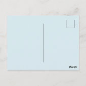 Postale Carte d'invitation à une fête de mariage pour la m (Dos)