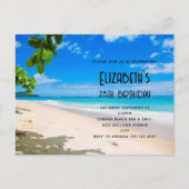 Postale Carte d'invitation d'anniversaire avec photo de pl (Devant)