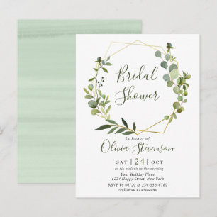 Postale Carte d'invitation de bapteme de mariage moderne E