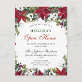 Postale Carte d'invitation de Noël Open House (Devant)