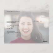 Postale Carte d'invitation moderne et économique pour une (Dos)