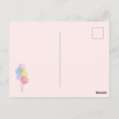 Postale Carte d'invitation pour 80e anniversaire (Dos)