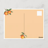 Postale Carte d'invitation pour le 1er anniversaire de Lit (Dos)