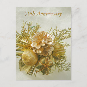 Postale Carte d'invitation pour le 50e anniversaire par Ja