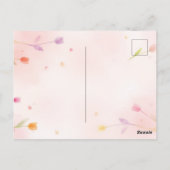 Postale Carte d'invitation pour les 80 ans (Dos)