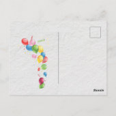 Postale Carte d'invitation pour les 80 ans (Dos)