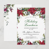 Postale Carte d'invitation pour les vacances de Noël (Devant / Derrière)