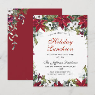 Postale Carte d'invitation pour les vacances de Noël