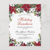 Postale Carte d'invitation pour les vacances de Noël (Devant)