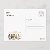 Postale Carte d'invitation pour une fête d'anniversaire Sa (Dos)