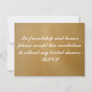 Postale Carte d'invitation pour une fête de mariage