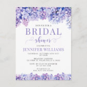 Postale Carte d'invitation pour une fête prénuptiale sur l (Devant)