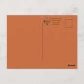 Postale Carte d'oiseau du Bruant de la nature (Dos)