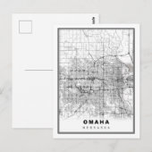 Postale Carte d'Omaha (Devant / Derrière)