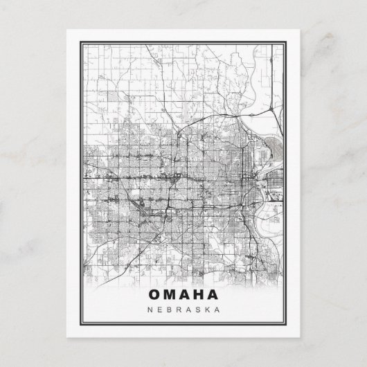 Postale Carte d'Omaha (Devant)