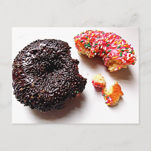 Postale Carte Donuts (Devant)