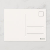 Postale Carte d'ornement de Noël étincelante (Dos)