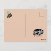 Postale Carte d'ours câlin d'hibernation heureuse (Dos)