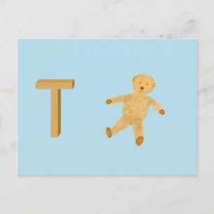 Postale Carte d'ours en peluche