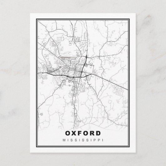 Postale Carte d'Oxford (Devant)