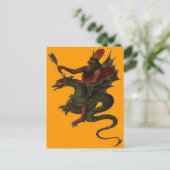Postale Carte Dragon (Debout devant)