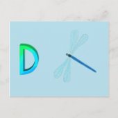 Postale Carte Dragonfly (Devant)